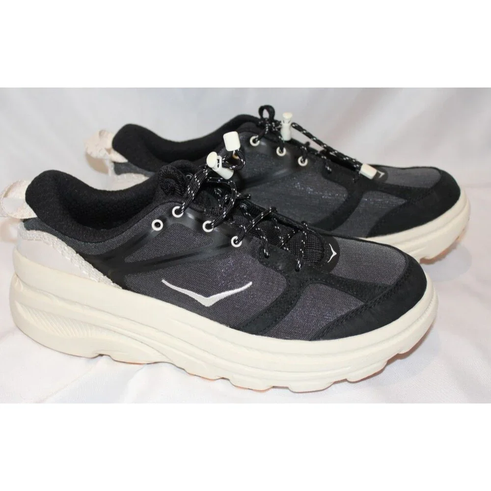 Hoka One One Men's Bondi B3LS Sneakers‎ BLACK WHITE sz 10.5 NWOB $200